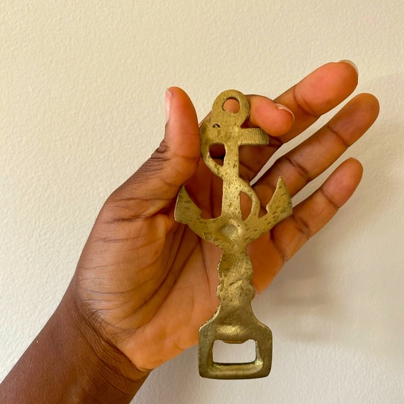 Vintage Solid Brass Nautical Opener - Picture 3 of 5